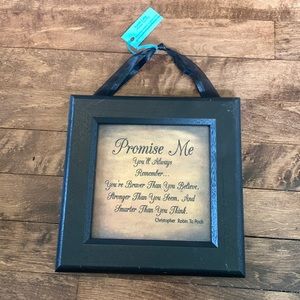 Hanging nursery sign